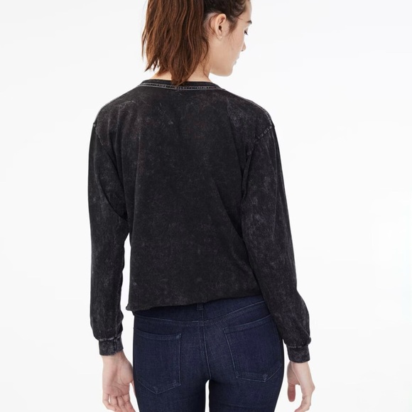 AC/DC Black In Black Tour Graphic Crop‎ Tee XS - Picture 2 of 9